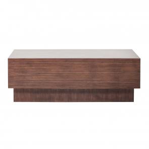 Maple wood and veneer occasional table hotel furniture