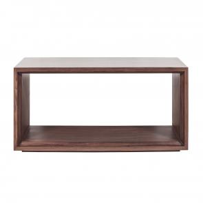 Walnut wood coffee table front hotel furniture