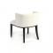 Fully upholstered contemporary arm chair white back hotel furniture