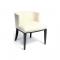 Fully upholstered contemporary arm chair white hotel furniture