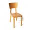 Bent plywood side chair light hotel furniture