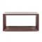 Walnut wood coffee table front hotel furniture