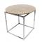 Crushed capiz shell end table hotel furniture