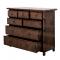 Pencil rattan reed chest of drawers open hotel furniture