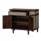 Faux linen resin chest open hotel furniture